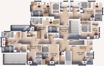 Second Floor Shared-Standard floor plan